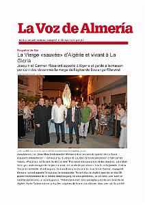 REPORTAGE DANS LA VOIX D ALMERIA 09 2015 (1)